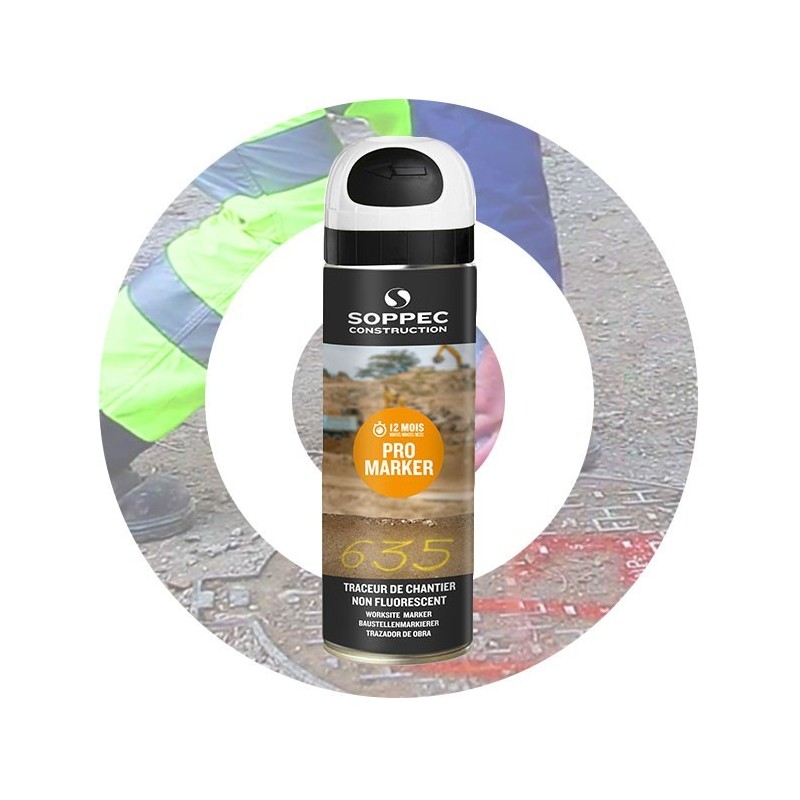 Märkfärg Soppec Promarker Vit Solid, 500ml