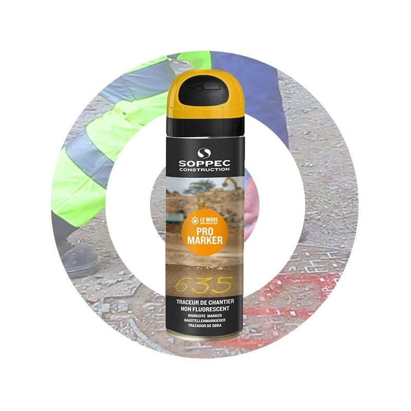 Märkfärg Soppec Promarker Gul Solid, 500ml