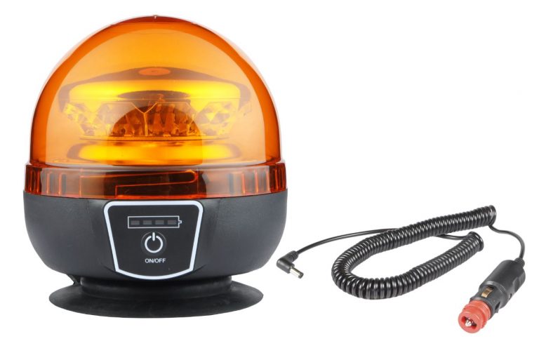 Varningsljus portabelt orange LED