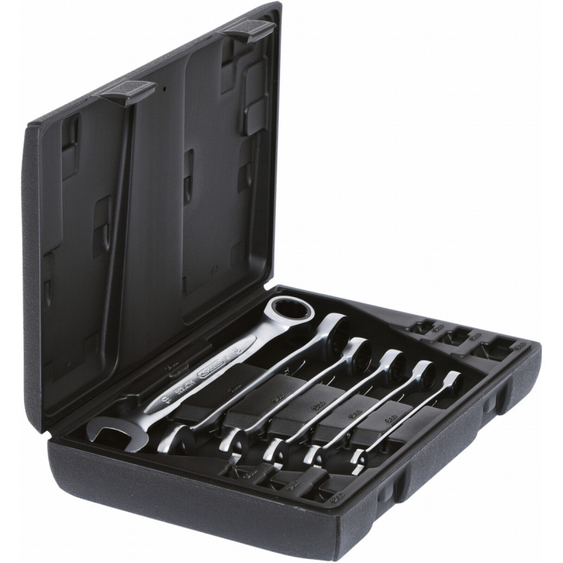 Ringspärrnyckelsats Gear Plus 6 delar