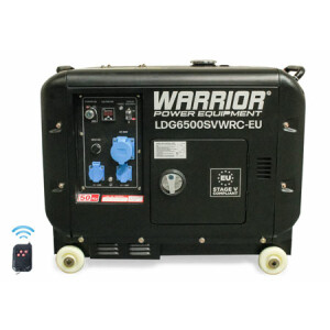 Elverk Warrior 5500W 3-Fas, Fjärrkontroll