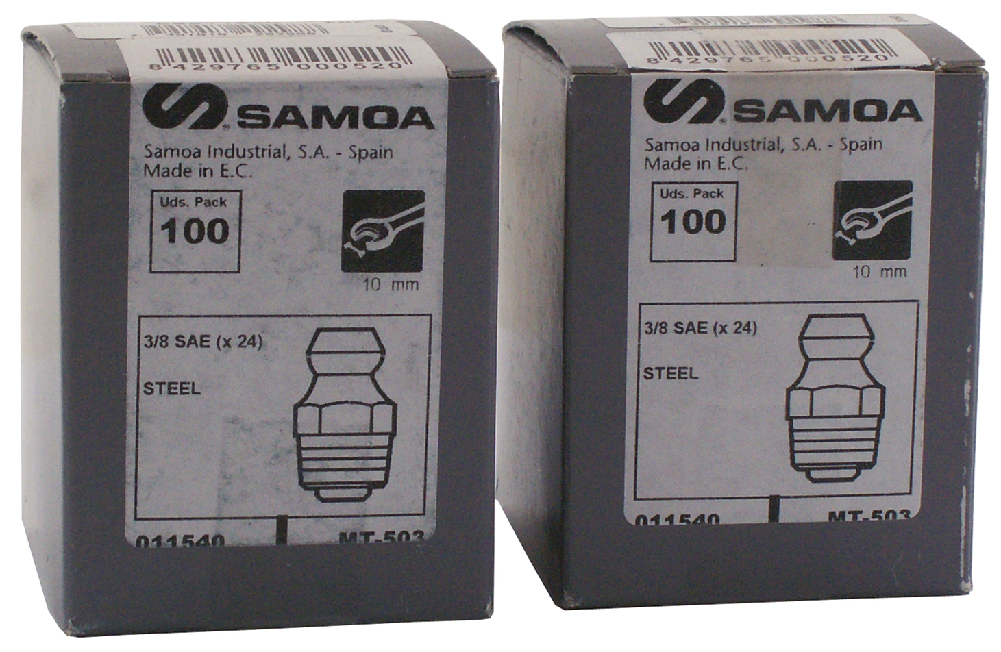 SMÖRJNIPPEL M6X1 90° /100ST