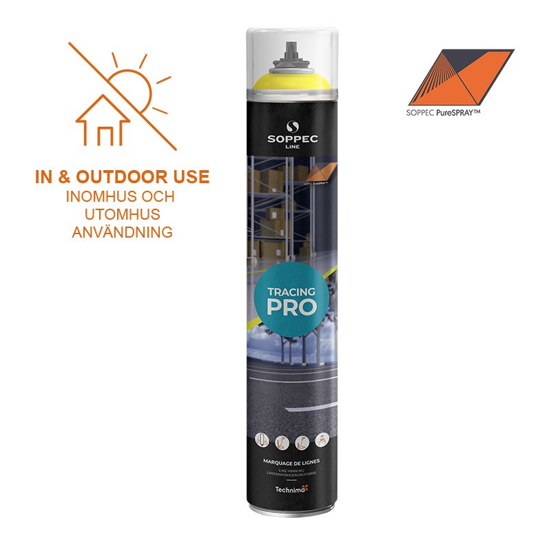 Linjefärg PRO 750 ml RAL 9016 - gul