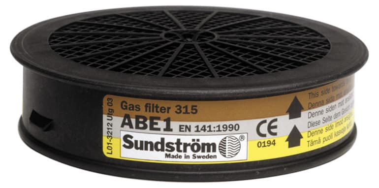 Filter SR 315 ABE1 sundsröm Sundström SR 315 ABE1 Gasfilter