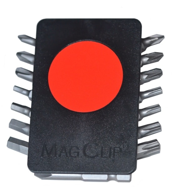 MagClip Bitshållare med supermagnet. Bits av hög kvalité i S2 stål