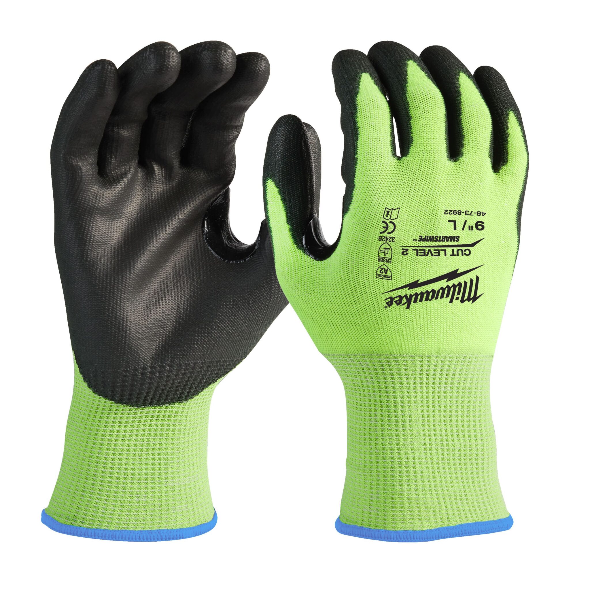 HANDSKE HI-VIS SKÄRSKYDD B - XL/10
