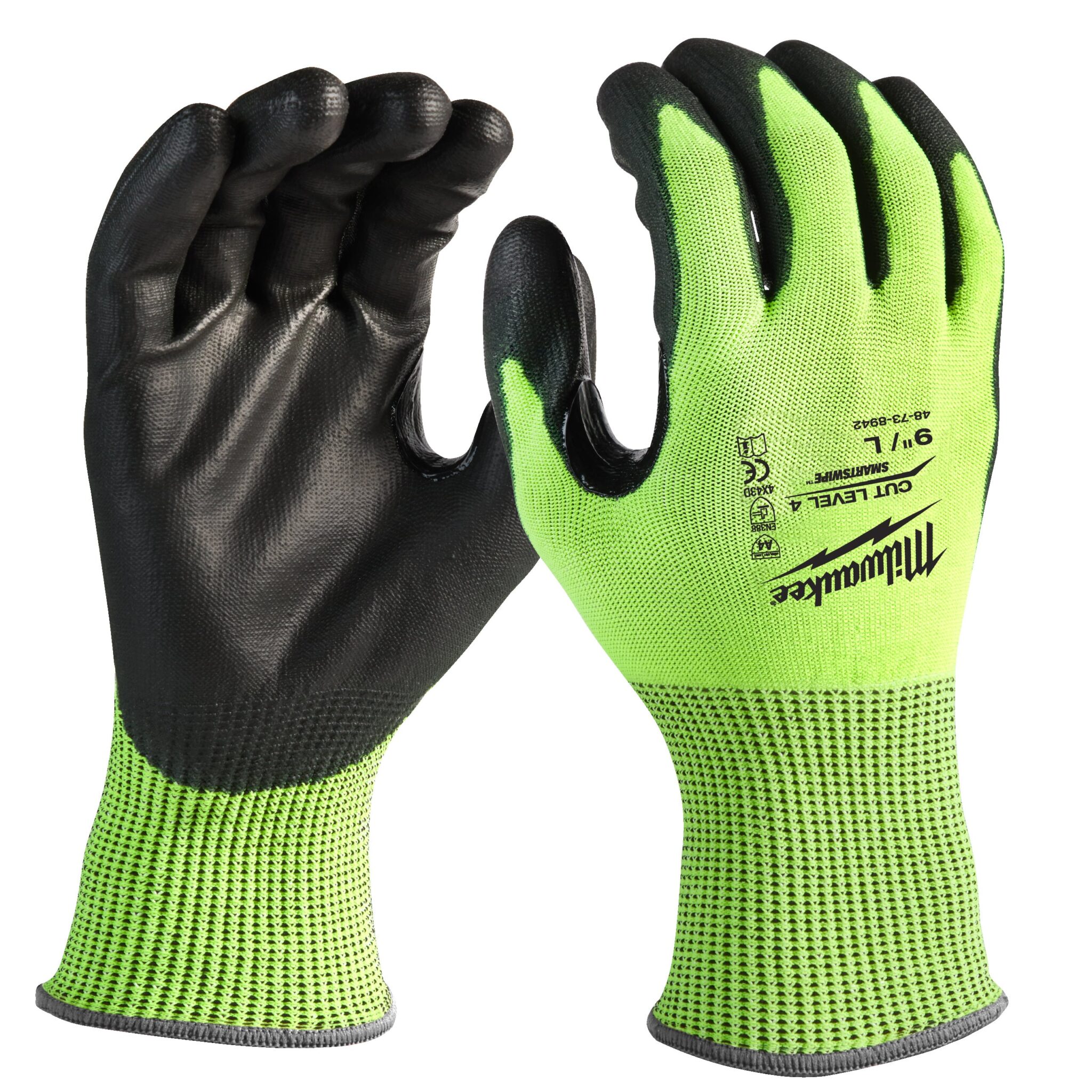 HANDSKE HI-VIS SKÄRSKYDD D - S/7