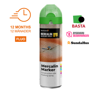 Mercalin grön fluorescerande märkfärg